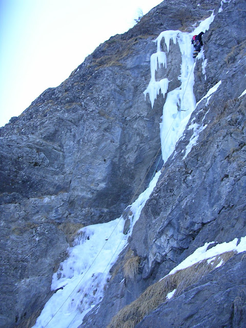 Escalada en hielo en Fournel, Freissinieres, Ceillac. 2005