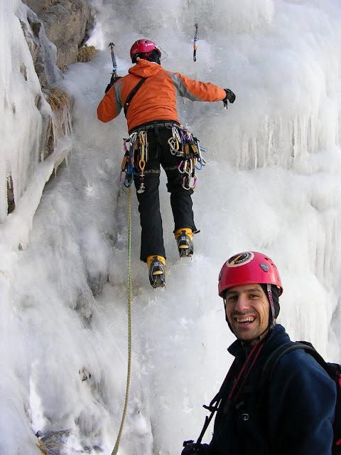 Escalada en hielo en Fournel, Freissinieres, Ceillac. 2005