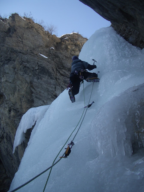 Escalada en hielo en Fournel, Freissinieres, Ceillac. 2005