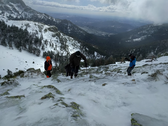 Curso iniciación al alpinismo en Guadrrama, 10-11 feb 2018