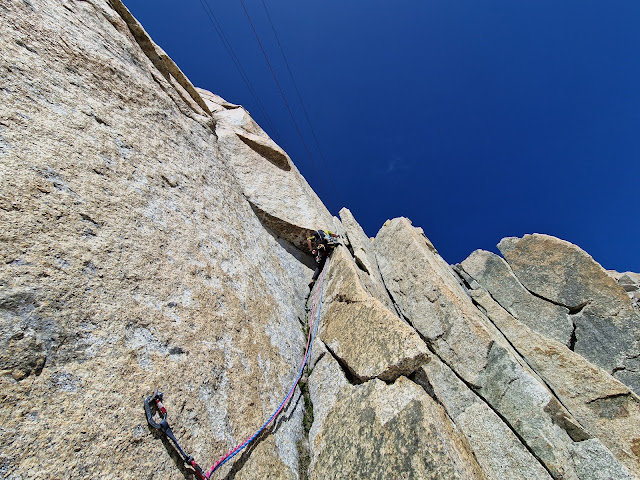 Vía Kohlmann, Aguille du Midi. Chamonix
