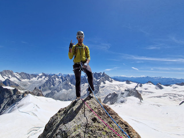 Vía Kohlmann, Aguille du Midi. Chamonix