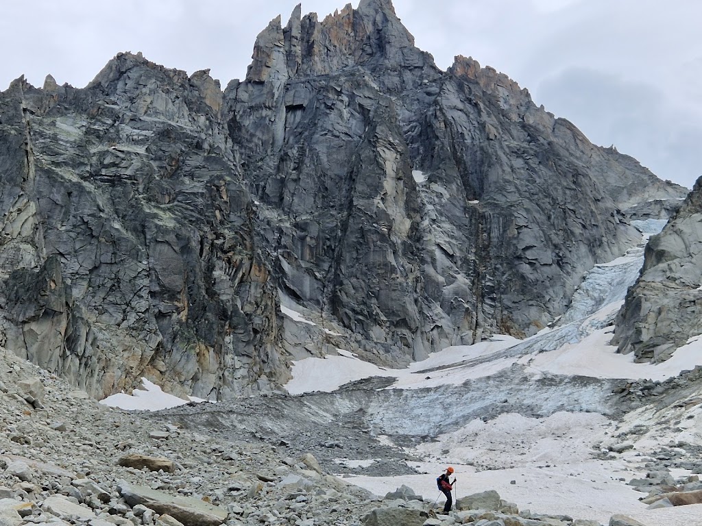 Escalada vía Couzy a la Aguile de la M, Chamonix.