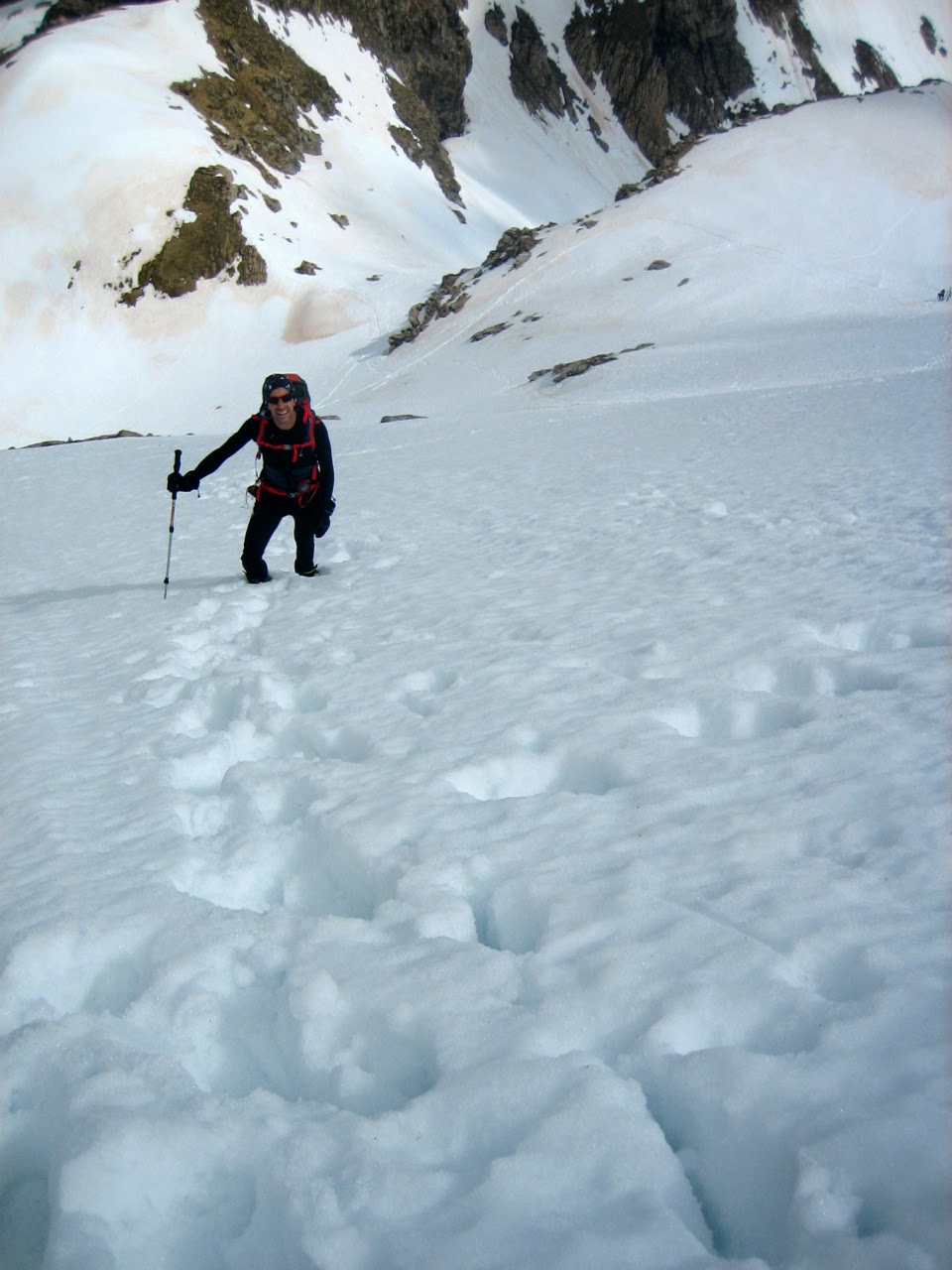 Pico del Aspe con esquís de travesía