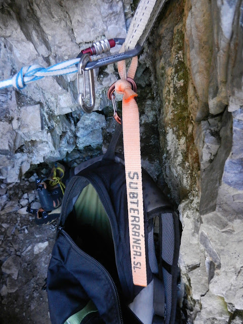 Vía Subterránea al Aspe (260m- 6b/V+A0)
