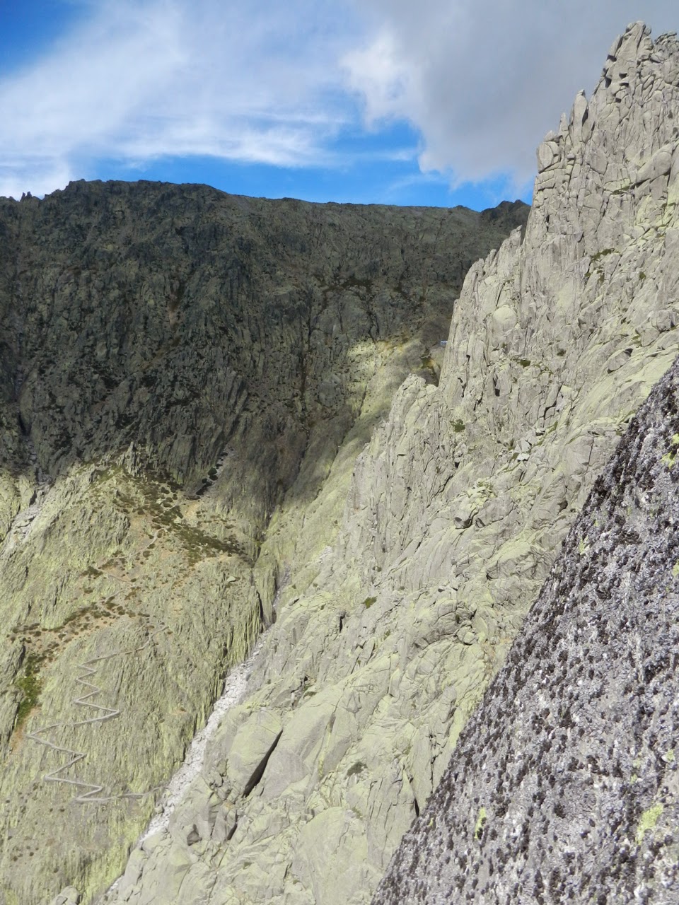 Vía de las Tormentas, 300m (V+). Las Berroqueras. Galayos