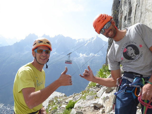 Vía Frison-Roche (Brevent) + Hotel Rwanda (Flegere). Chamonix