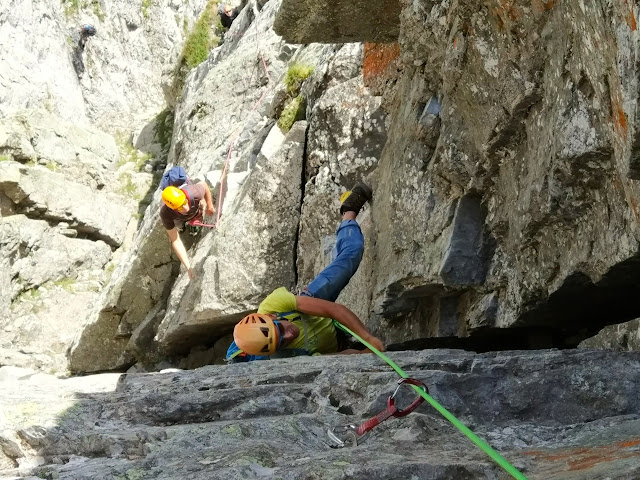Vía Frison-Roche (Brevent) + Hotel Rwanda (Flegere). Chamonix