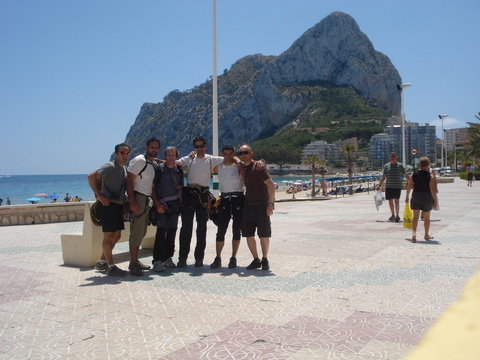 Peñón de Ifach. Vías Navegante + Costa Blanca + Polvos Mágicos