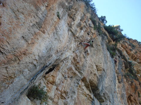 Peñón de Ifach. Vías Navegante + Costa Blanca + Polvos Mágicos