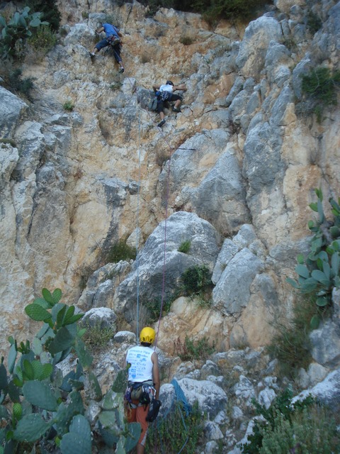 Peñón de Ifach. Vías Navegante + Costa Blanca + Polvos Mágicos