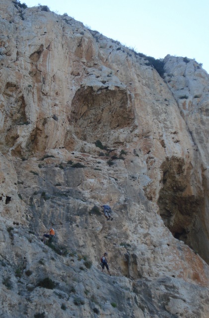 Peñón de Ifach. Vías Navegante + Costa Blanca + Polvos Mágicos