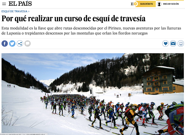 Cursos de esquí de montaña en Valdesquí (SKIMO)