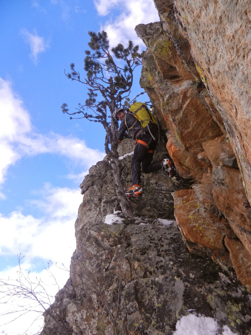 Cursando el TD2 de Alta Montaña en Benasque