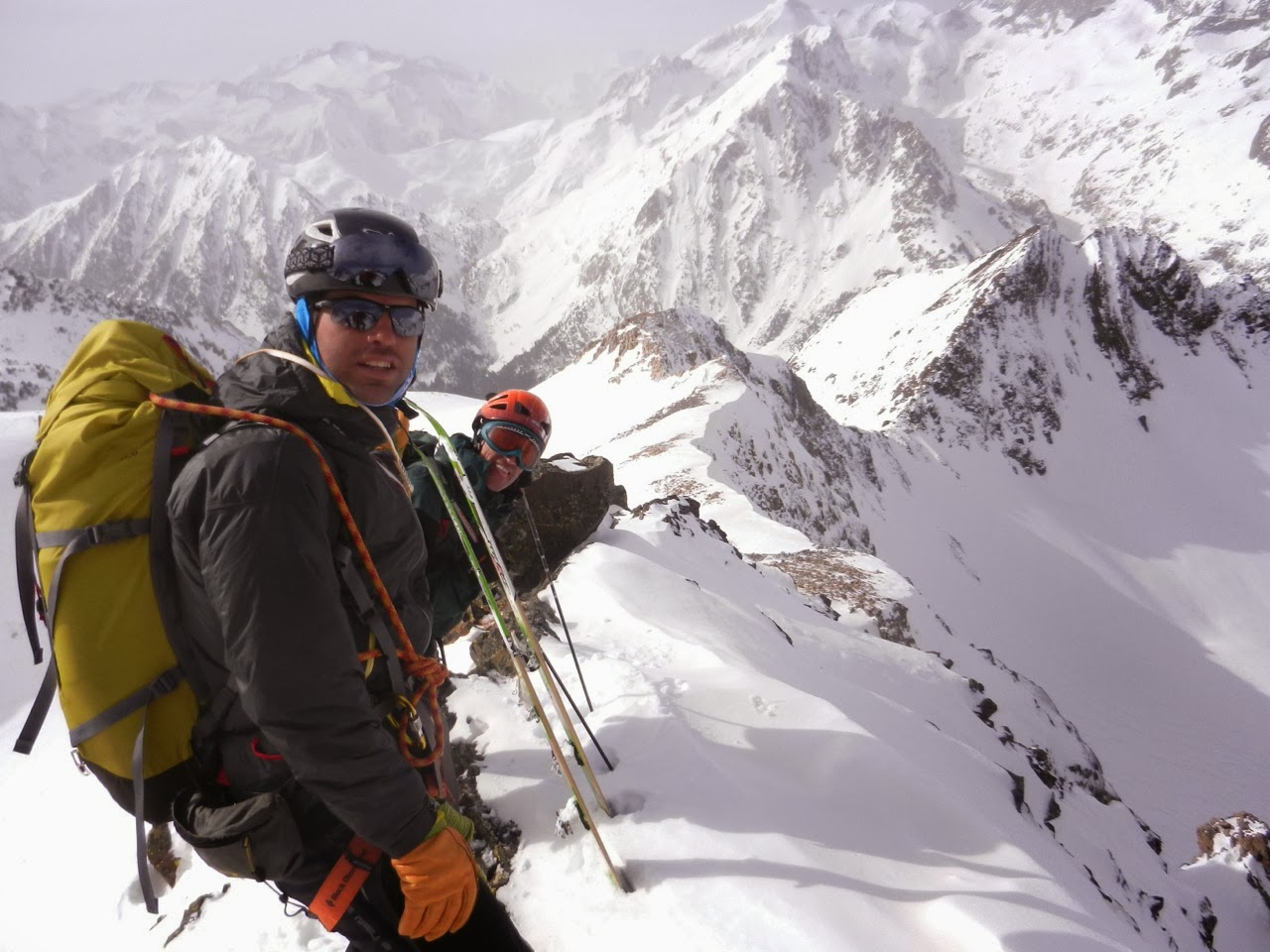 Cursando el TD2 de Alta Montaña en Benasque