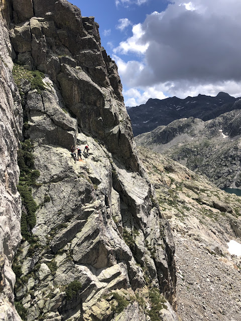 Vía de los Guardas, Vº 210m, Aguja de Bachimaña.