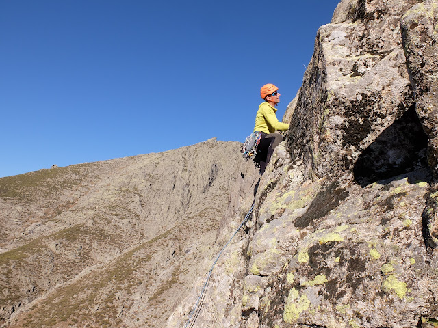 Esteban Altieri al Risco de Villarejo, 200M V+/6a