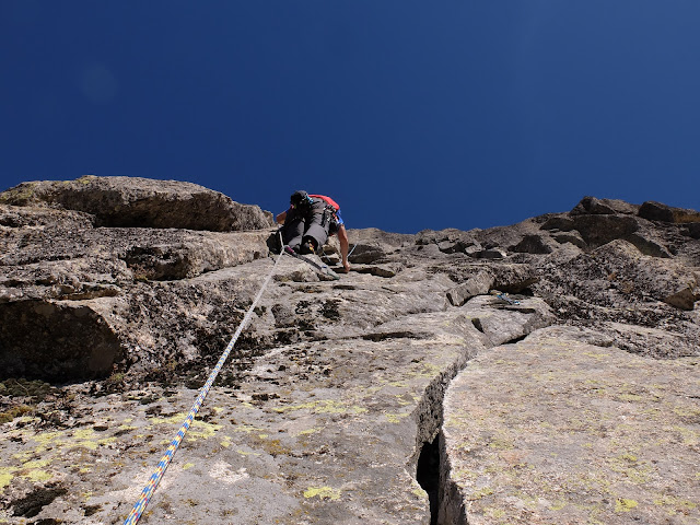 Esteban Altieri al Risco de Villarejo, 200M V+/6a
