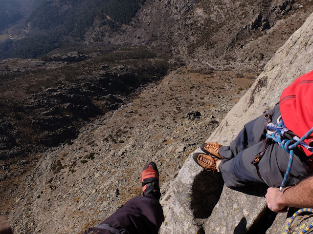 Esteban Altieri al Risco de Villarejo, 200M V+/6a
