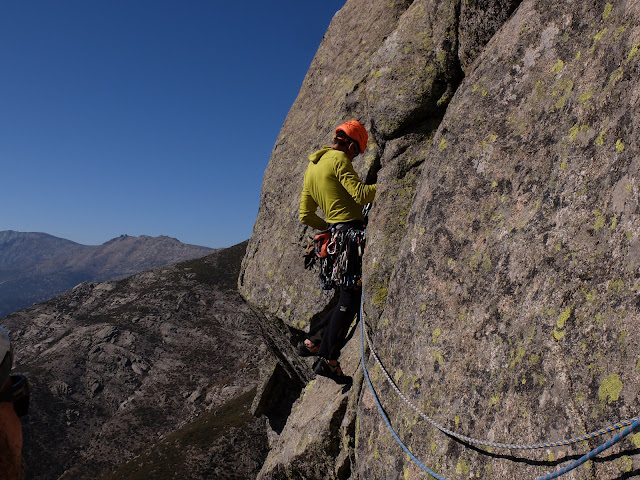 Esteban Altieri al Risco de Villarejo, 200M V+/6a