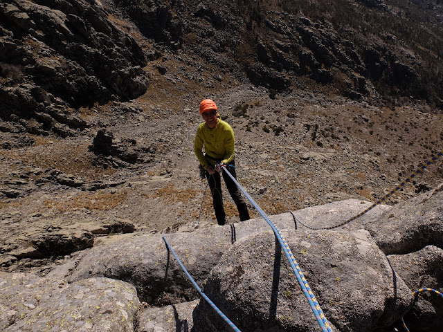 Esteban Altieri al Risco de Villarejo, 200M V+/6a
