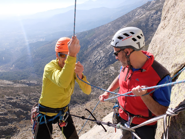 Esteban Altieri al Risco de Villarejo, 200M V+/6a