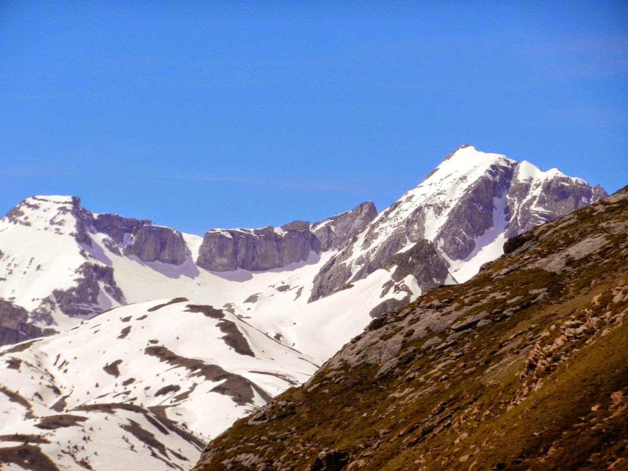 Pico Bazias desde el Balneario de Panticosa