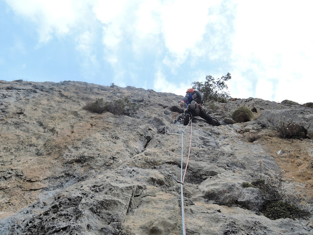 Bendita Decadencia 400m 6c (6b obl.) Peña Montañesa