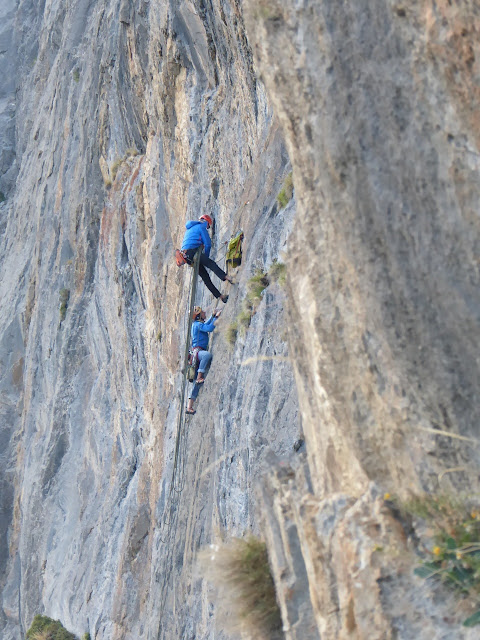 Visita Obligatoria 400m/6a+, Aguja Dibona