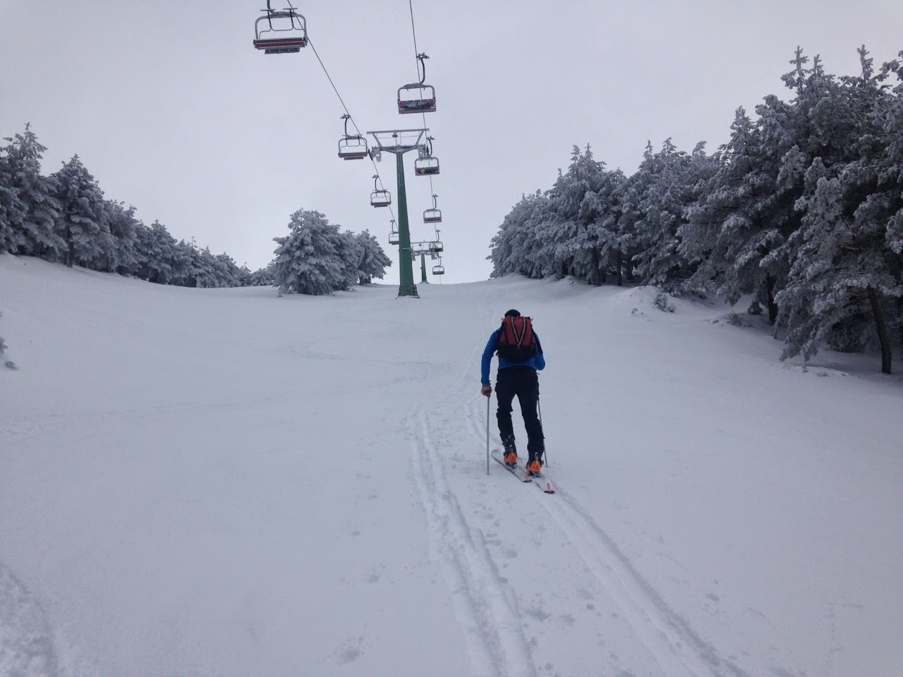 Esqui de montaña en Guadarrama