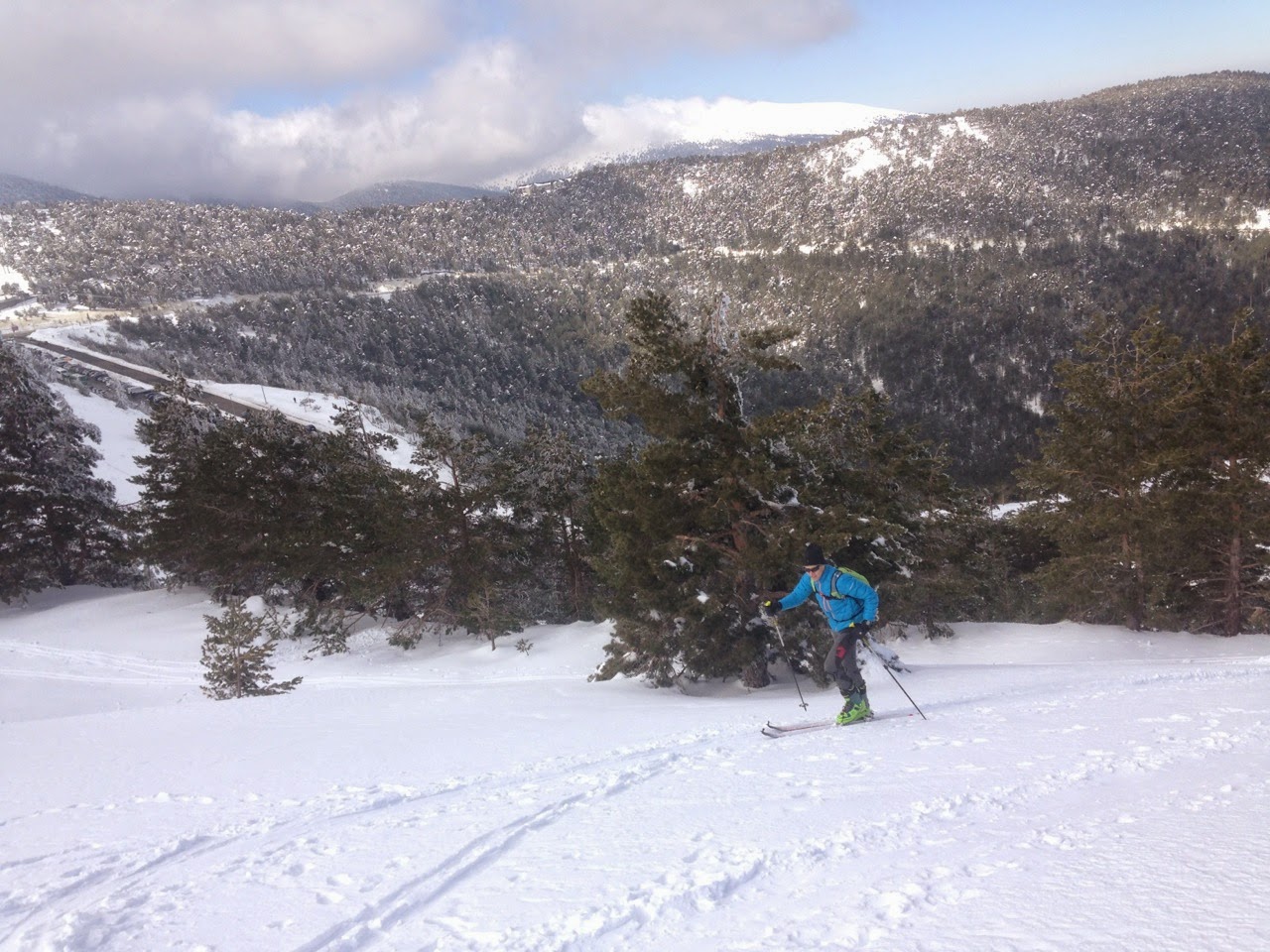 Esqui de montaña en Guadarrama