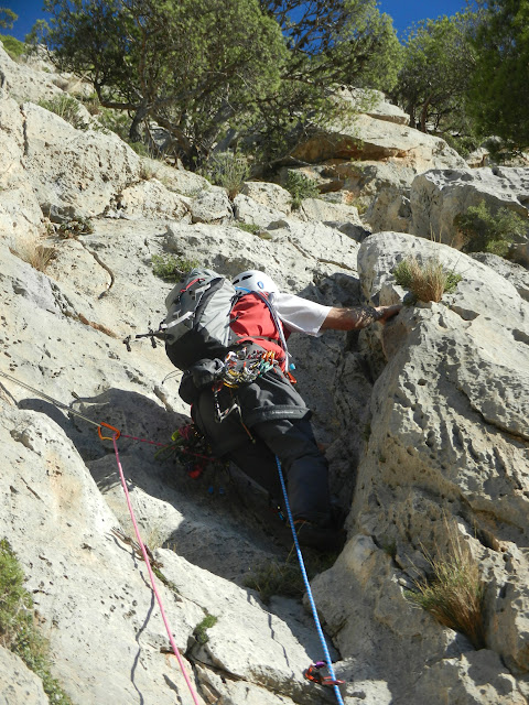 Espolón Central Puig Campana 400m / Vº