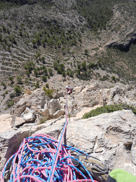 Espolón Central Puig Campana 400m / Vº