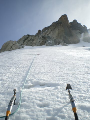 Espolón Frendo Aguille du Midi. Chamonix 2008.