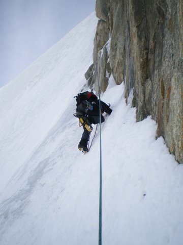 Espolón Frendo Aguille du Midi. Chamonix 2008.