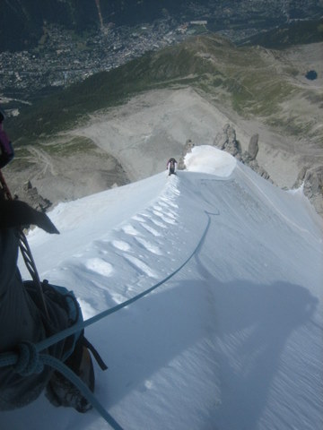 Espolón Frendo Aguille du Midi. Chamonix 2008.
