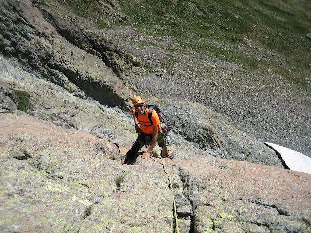 Vía Fouquier al Midi, 620m. V