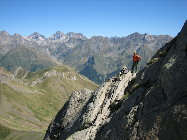 Vía Fouquier al Midi, 620m. V