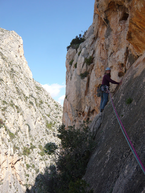 Vía GEDE al Mascarat. Calpe