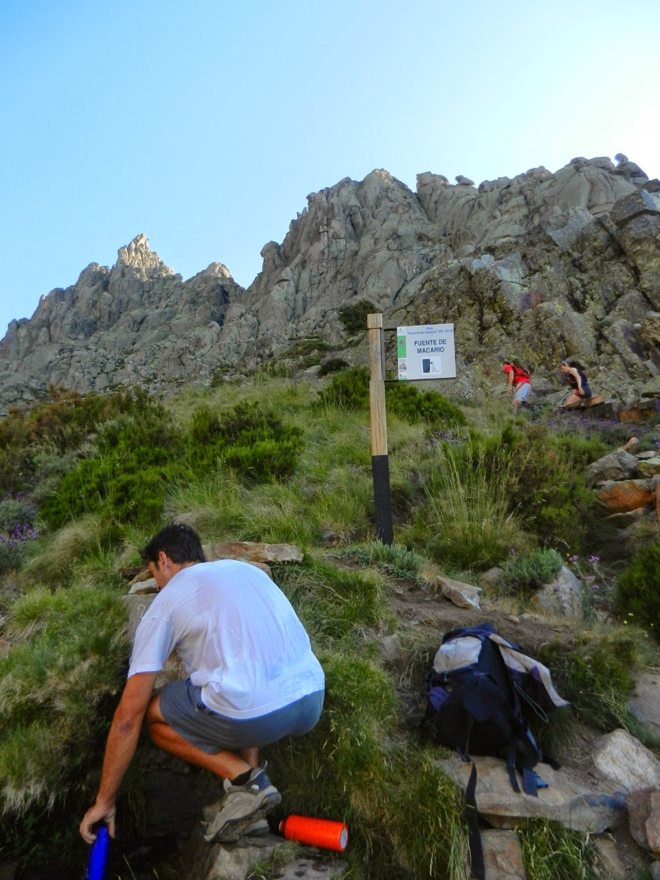 Tiempo de Cambio, 7a+ (6b+/A1). Peña del Aguila. Galayos