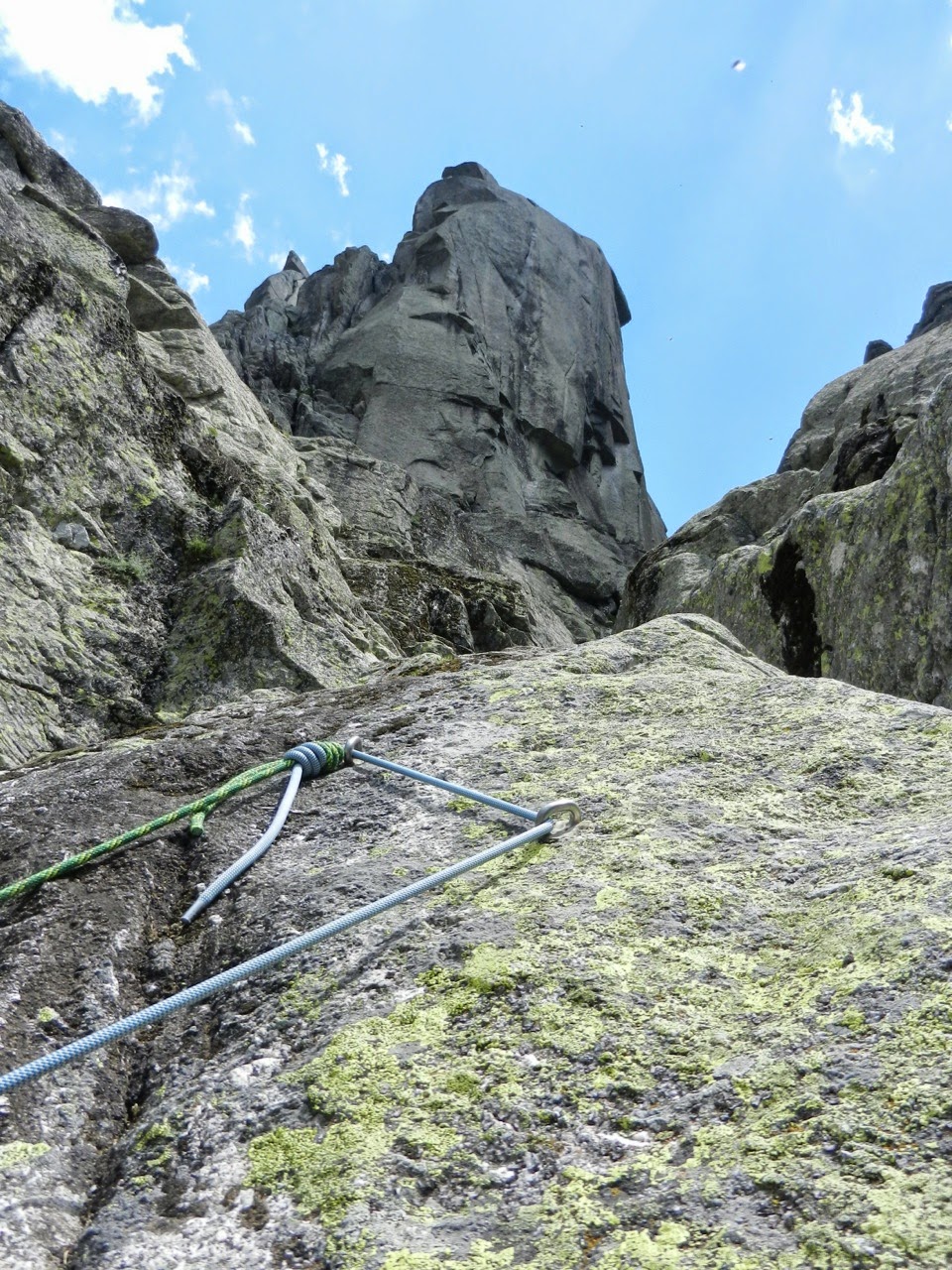 Tiempo de Cambio, 7a+ (6b+/A1). Peña del Aguila. Galayos