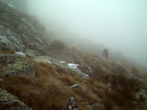 Gredos. El circo de la Nava. Escalada en hielo