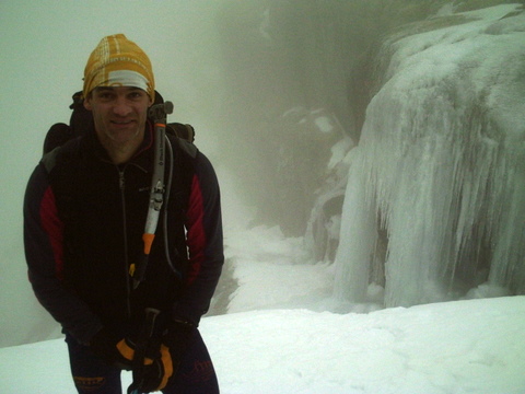 Gredos. El circo de la Nava. Escalada en hielo