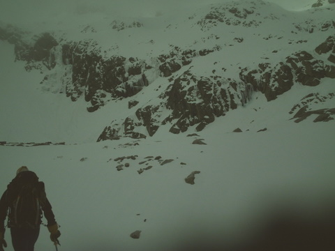 Gredos. El circo de la Nava. Escalada en hielo