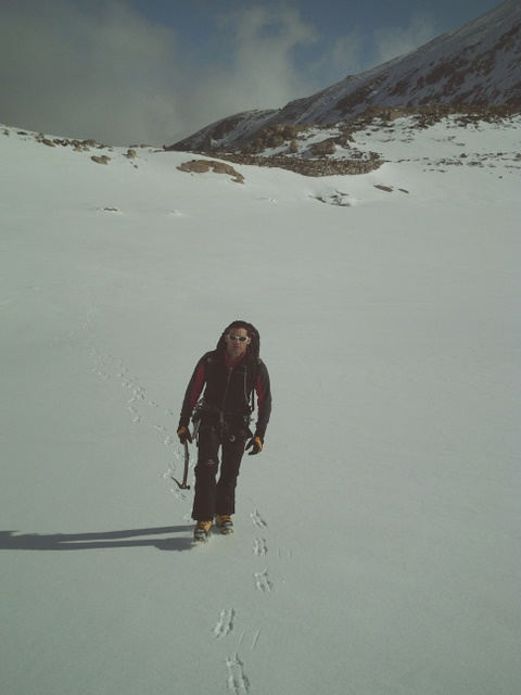 Gredos. El circo de la Nava. Escalada en hielo