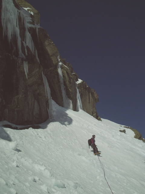 Gredos. El circo de la Nava. Escalada en hielo