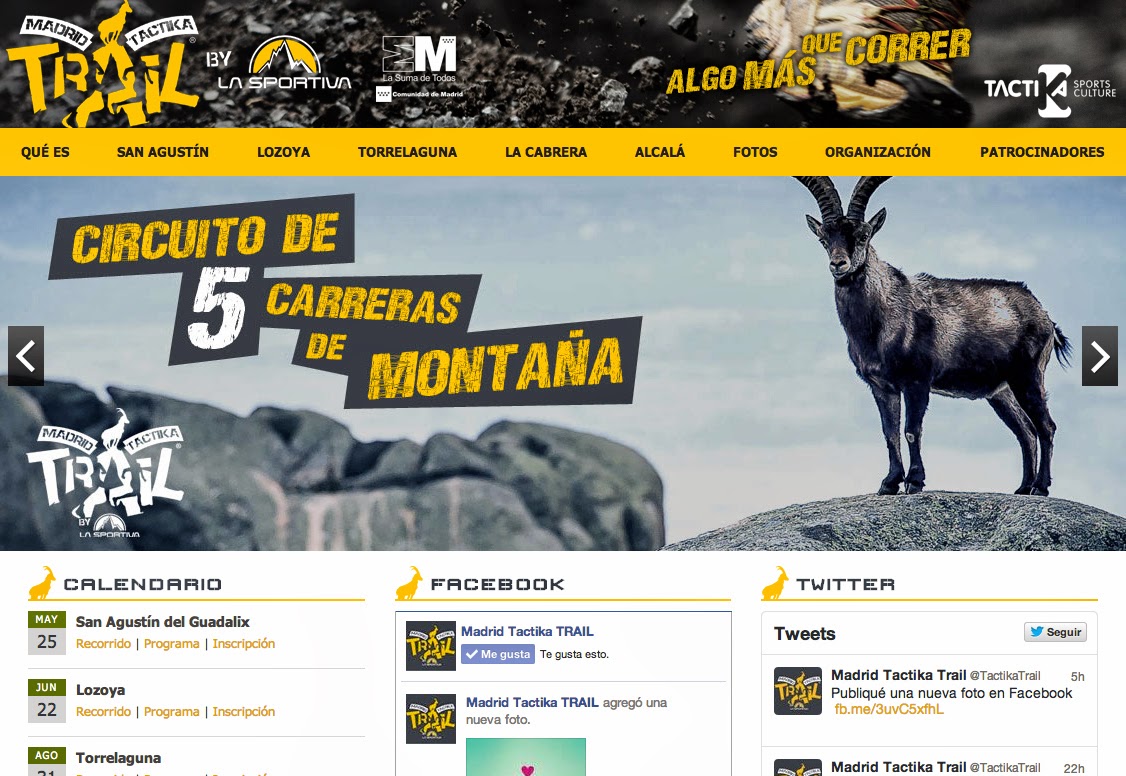 Madrid Tactika Trail - nuevo circuito de carreras por montaña en Madrid