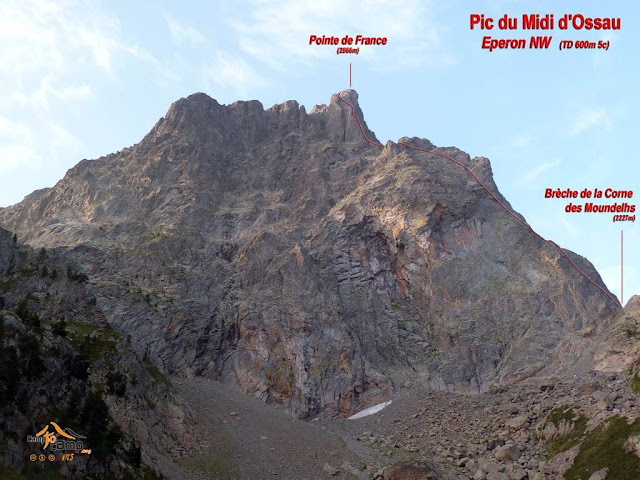 Espolón NW integral al Midi / MD 700m