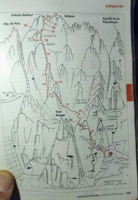 Grepon - Mer de Glace III-5c 800m