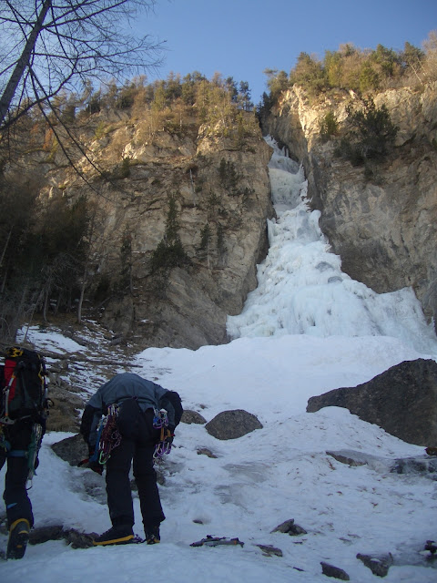 Escalada en hielo en Fournel, Freissinieres, Ceillac. 2005
